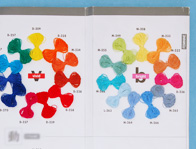 糸 蝶型 見本帳