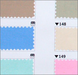 ナイロン地 カット 見本帳